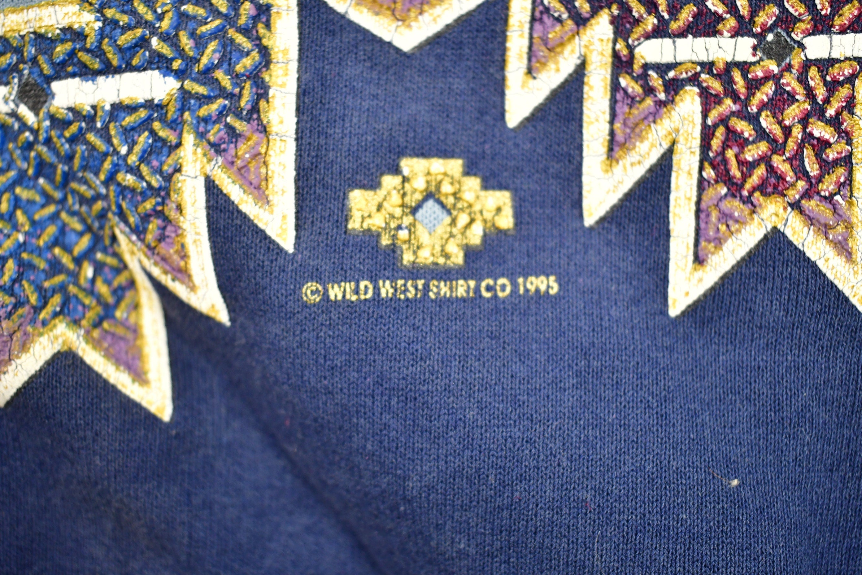 Vintage 1995 Wild West Co Arizona Souvenir Crewneck Sweater