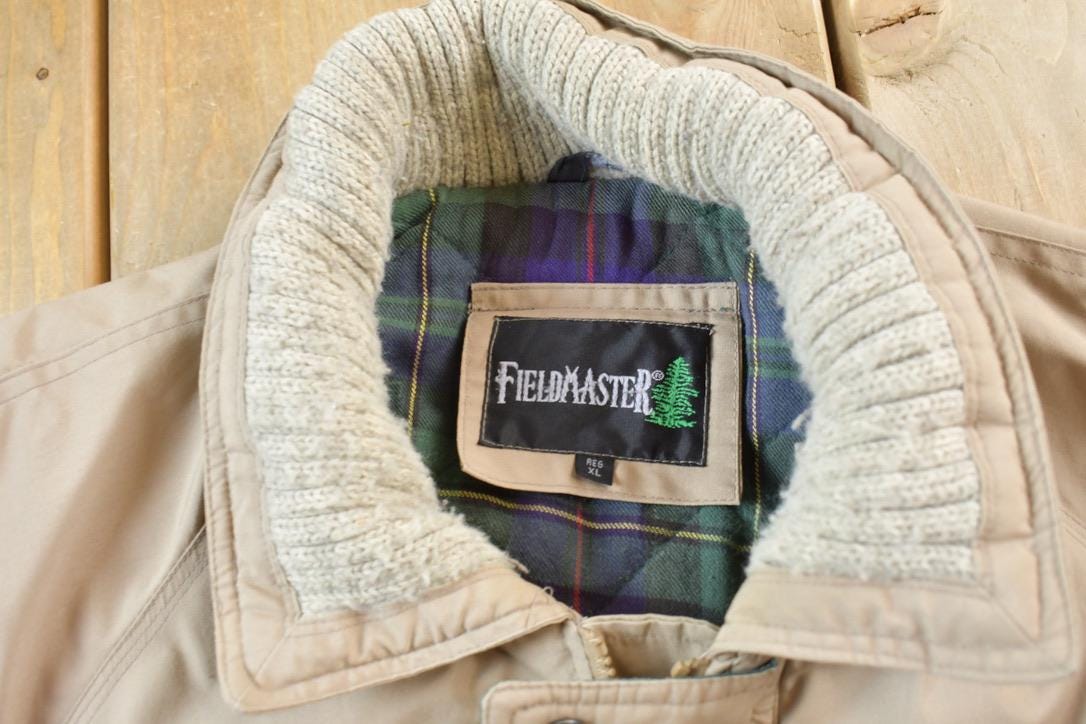 Vintage 1990s Fieldmaster Beige Winter Jacket