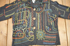 Vintage 1990s Chico's Embroidery Cardigan Sweater