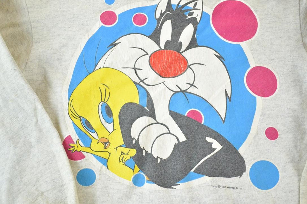 Vintage 1993 Warner Bros Sylvester And Tweety Bird Crewneck