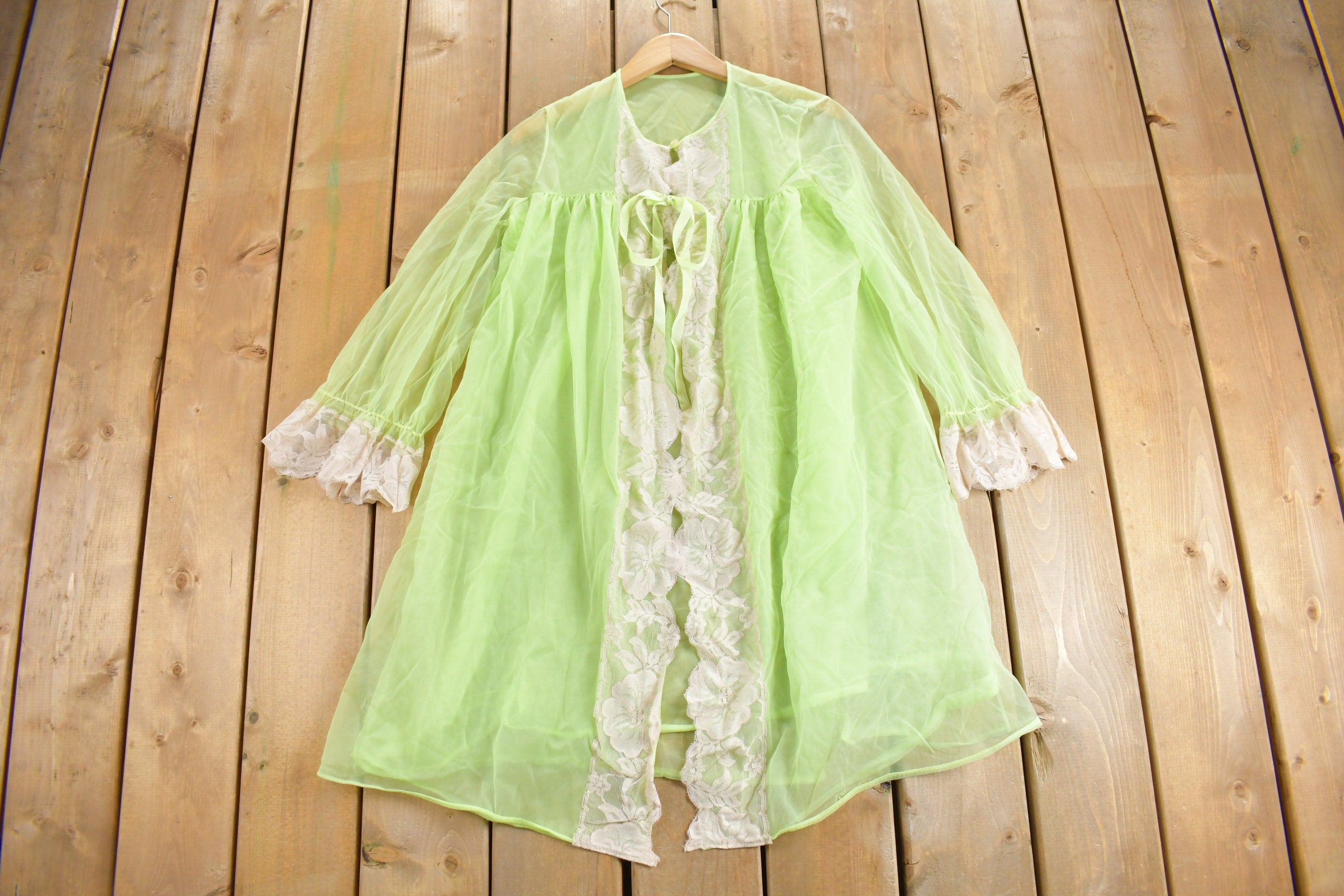 Vintage 1960s Lingerie Night Gown Dress