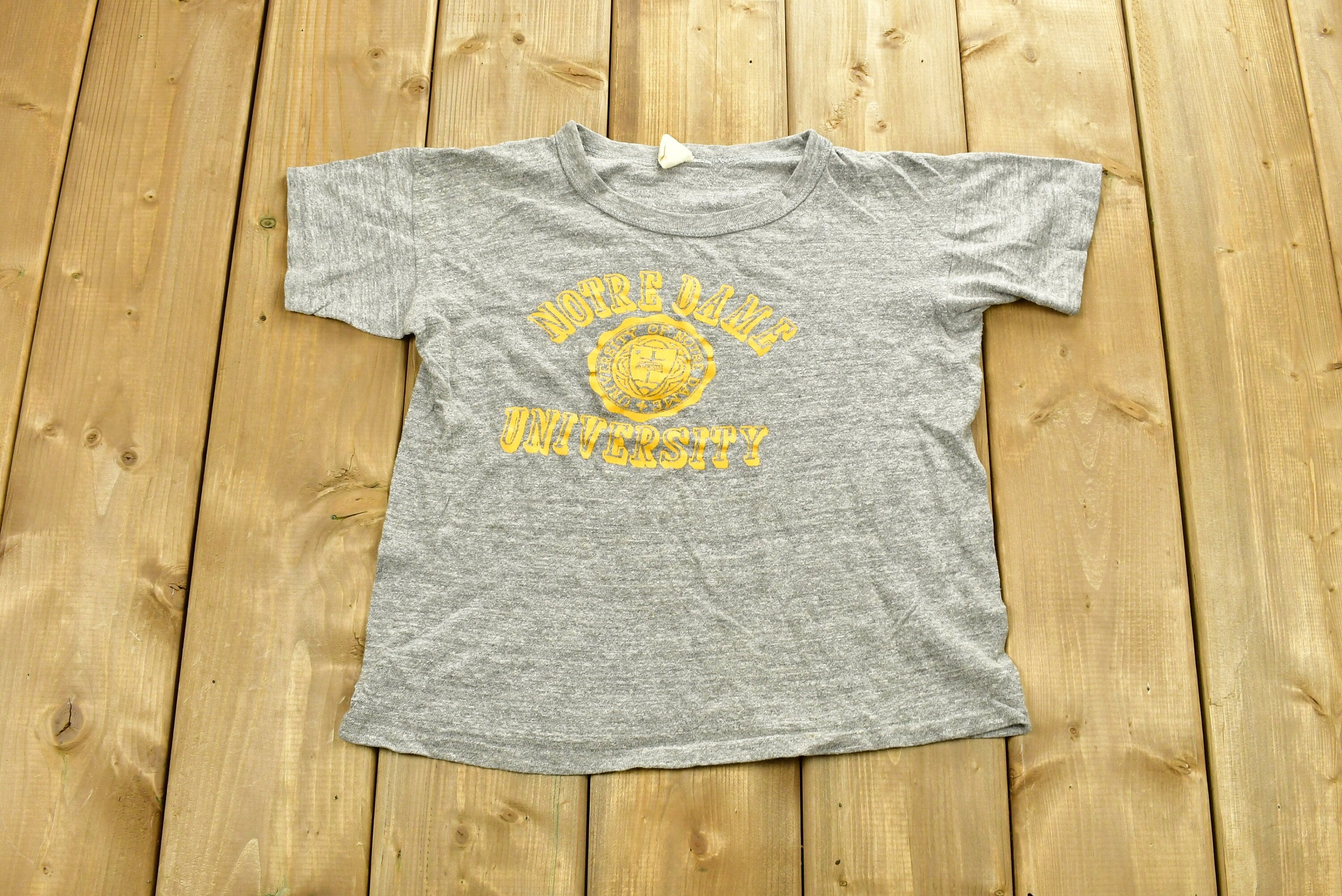Vintage 1980s University of Notre Dame Collegiate T-Shirt