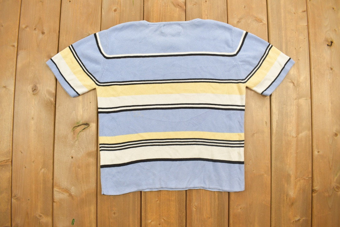 Vintage 1990s Sag Harbor Short Sleeve Knit Sweater