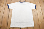 Vintage 1980s Russell Athletic Parrots Graphic Ringer T Shirt