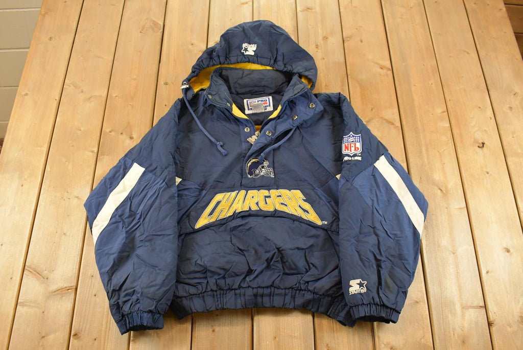Vintage 1990s San Diego Chargers NFL Pro Line Starter Anorak Jacket Men's M