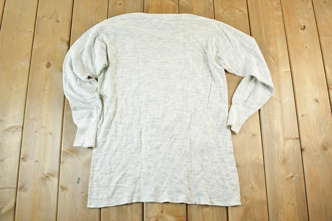 Vintage 1980s Duofold Two Layer Classic Crewneck Sweatshirt Mens S