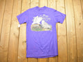 Vintage 1980s White Owl Theme Graphic T-Shirt