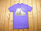 Vintage 1980s White Owl Theme Graphic T-Shirt
