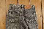Vintage 1990s Youth Levi's 505 Acid Wash Red Tab Jeans Size 23 x 25.5