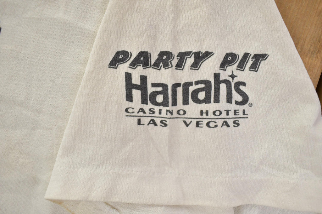 Vintage 1990s Harrahs Casino Las Vegas Souvenir T-Shirt