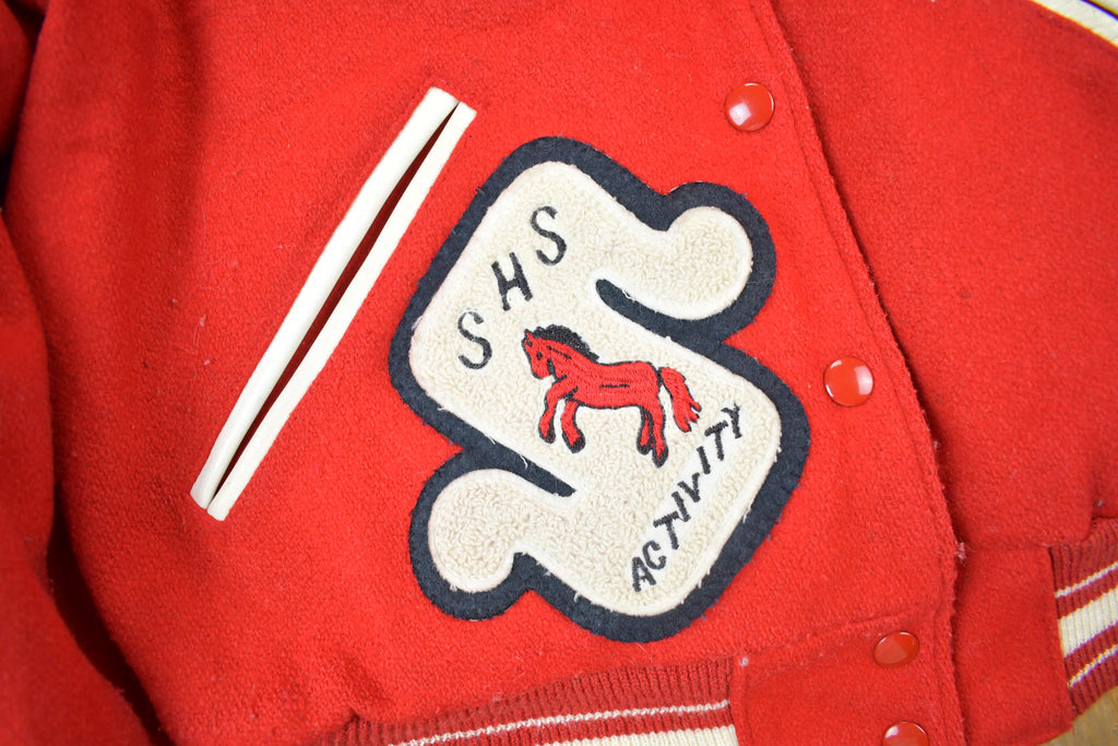 Vintage 1983 Stillwater Student Council Wool Varsity Jacket