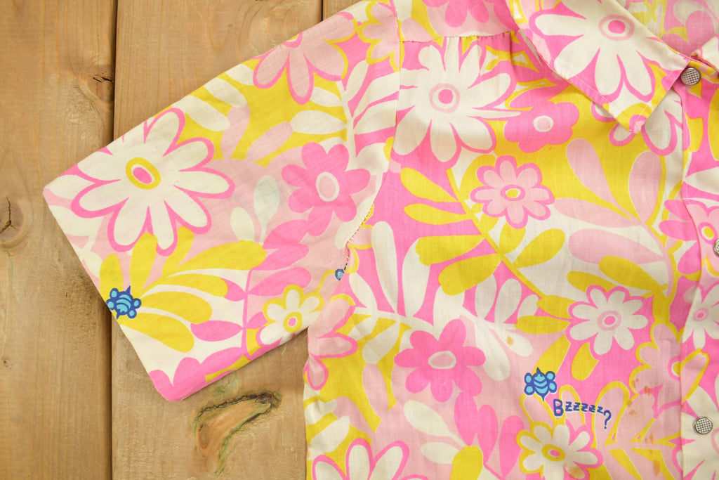 Vintage 1980s Floral All Over Pattern Dress