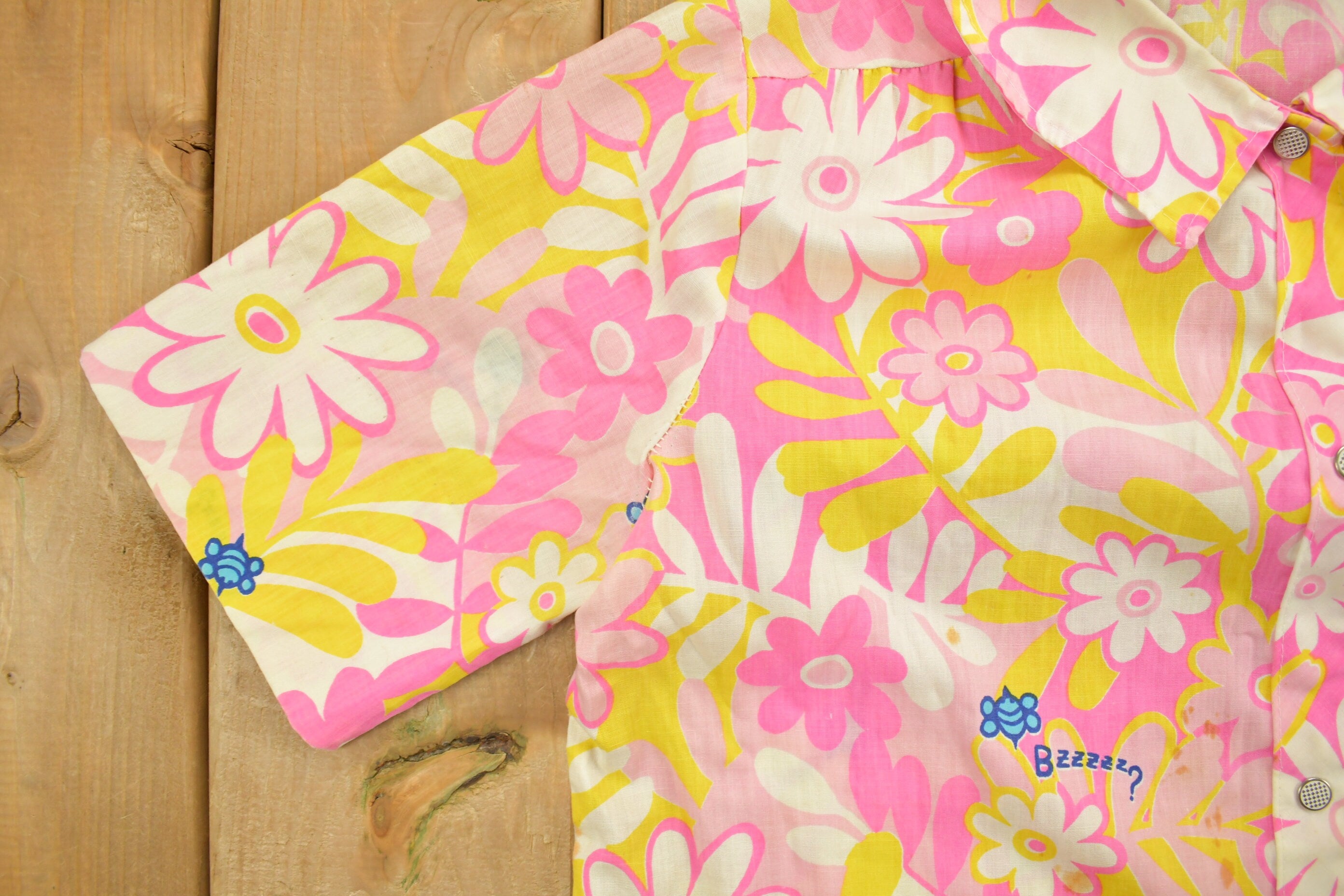Vintage 1980s Floral All Over Pattern Dress
