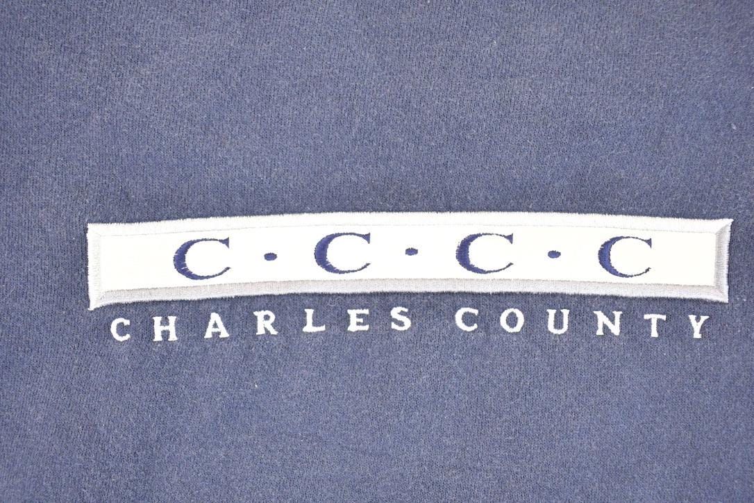 Vintage 1990s Jansport Charles County Embroidered Heavyweight Crewneck Sweatshirt Men's XL