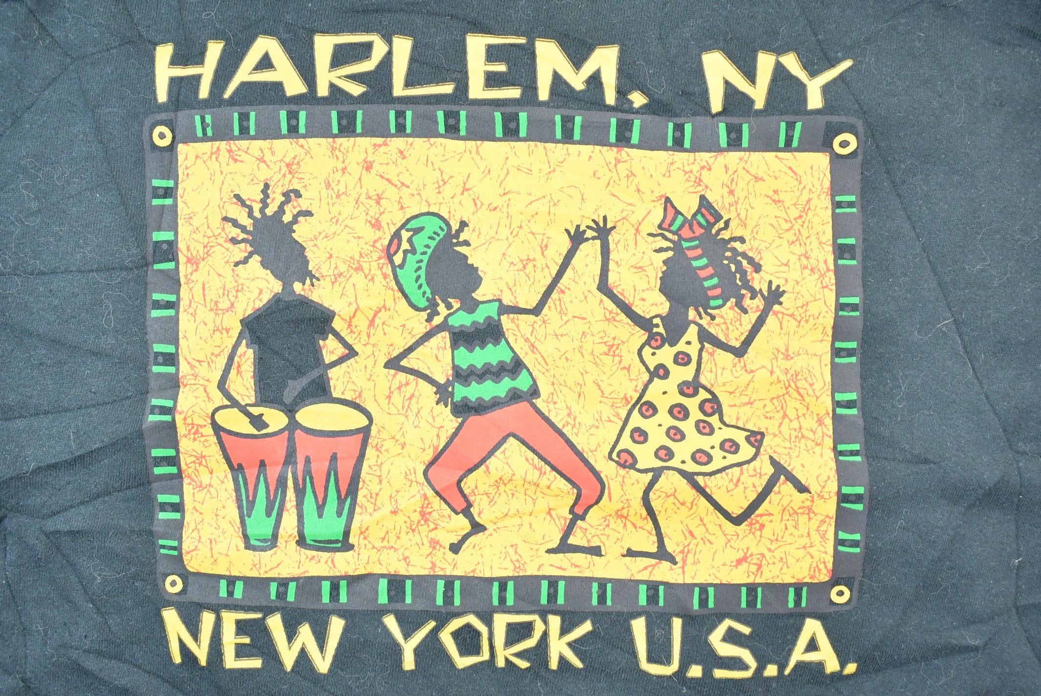 Vintage 1990s Harlem NY USA Crewneck Sweatshirt