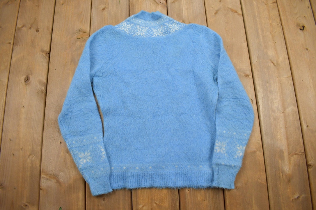 Vintage 1970s Sears Knit V-Neck Sweater