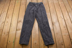 Vintage 1990s Levi's 550 Red Tab Black Denim Jeans Size 25 x 30