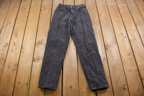 Vintage 1990s Levi's 550 Red Tab Black Denim Jeans Size 25 x 30 / Made in USA / 90s Denim / Streetwear Fashion / Vintage Levi's