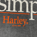Vintage 2000 Harley Davidson Motorcycles Long-sleeved T-Shirt