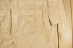 Vintage 1950s De Havilland Aircraft Aviation Shop Coat Light Jacket Men's Small