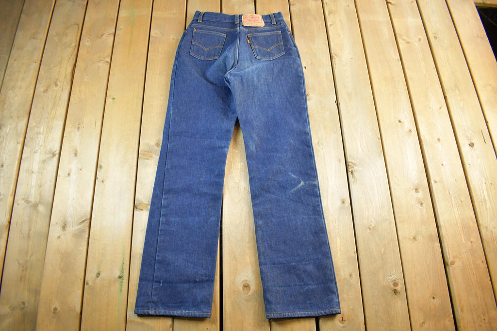 Vintage 1980s Levi's Orange Tab Lined Denim Jeans Women's 28 x 32