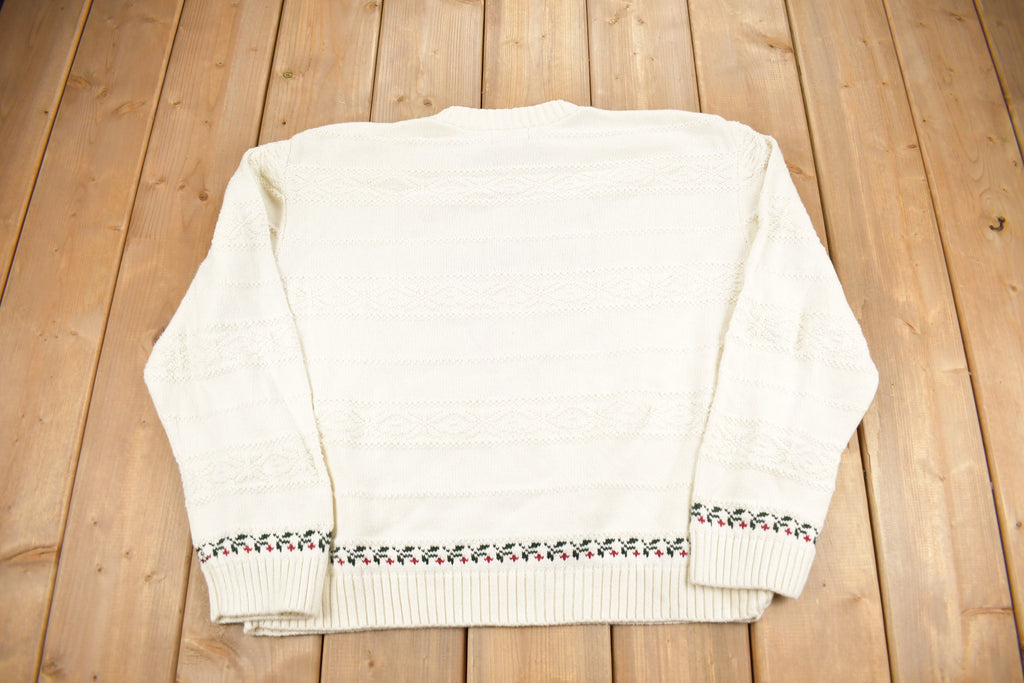 Vintage 1990s Cabela's For Women Embroidered Knit Crewneck
