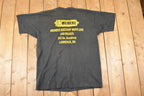 Vintage 1990s Meineke Muffler Souvenir Travel T-Shirt Men's L