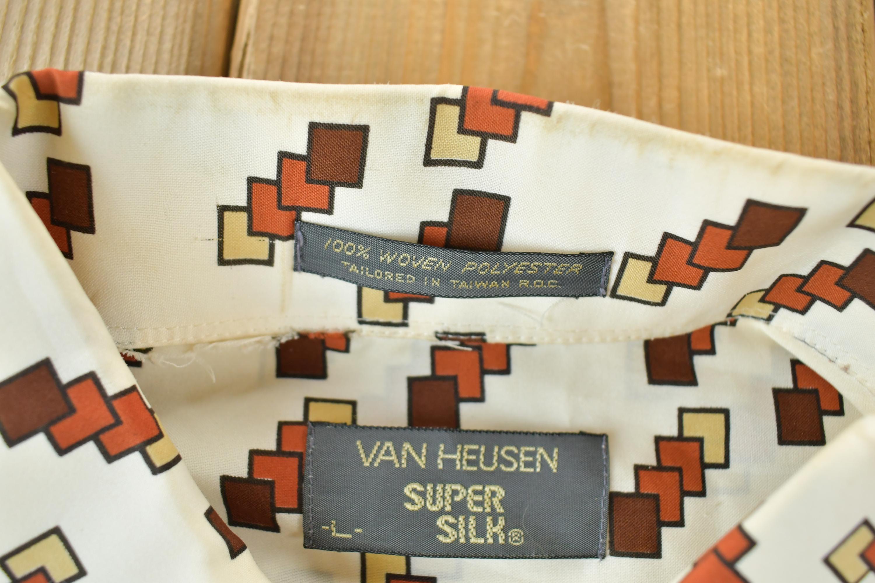 Vintage 60s Van Heusen Super Silk Western Button Up Shirt