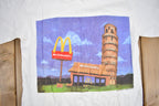 Vintage 1989 Leaning Tower Of McDonalds Graphic T Shirt