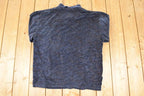 Vintage 1990s Imprints Quarter Button Up Shirt Mens L