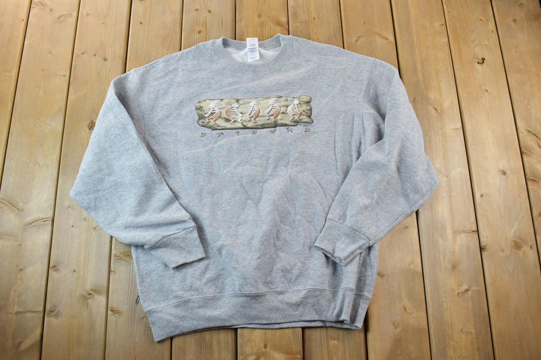 Vintage 1990s Arizona Aztec Crewneck Sweatshirt