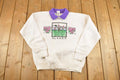 Vintage 1990s Alaska Floral Collared Souvenir Crewneck Sweatshirt Womens M