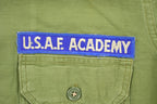 Vintage 1960s F Academy Military OG - 107 Shirt
