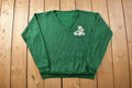 Vintage 1970s Knitted Raiders V Neck Sweater