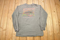Vintage 1990s Harley Davidson Motorcycles Sarnia Ontario Long Sleeve Henley T-Shirt