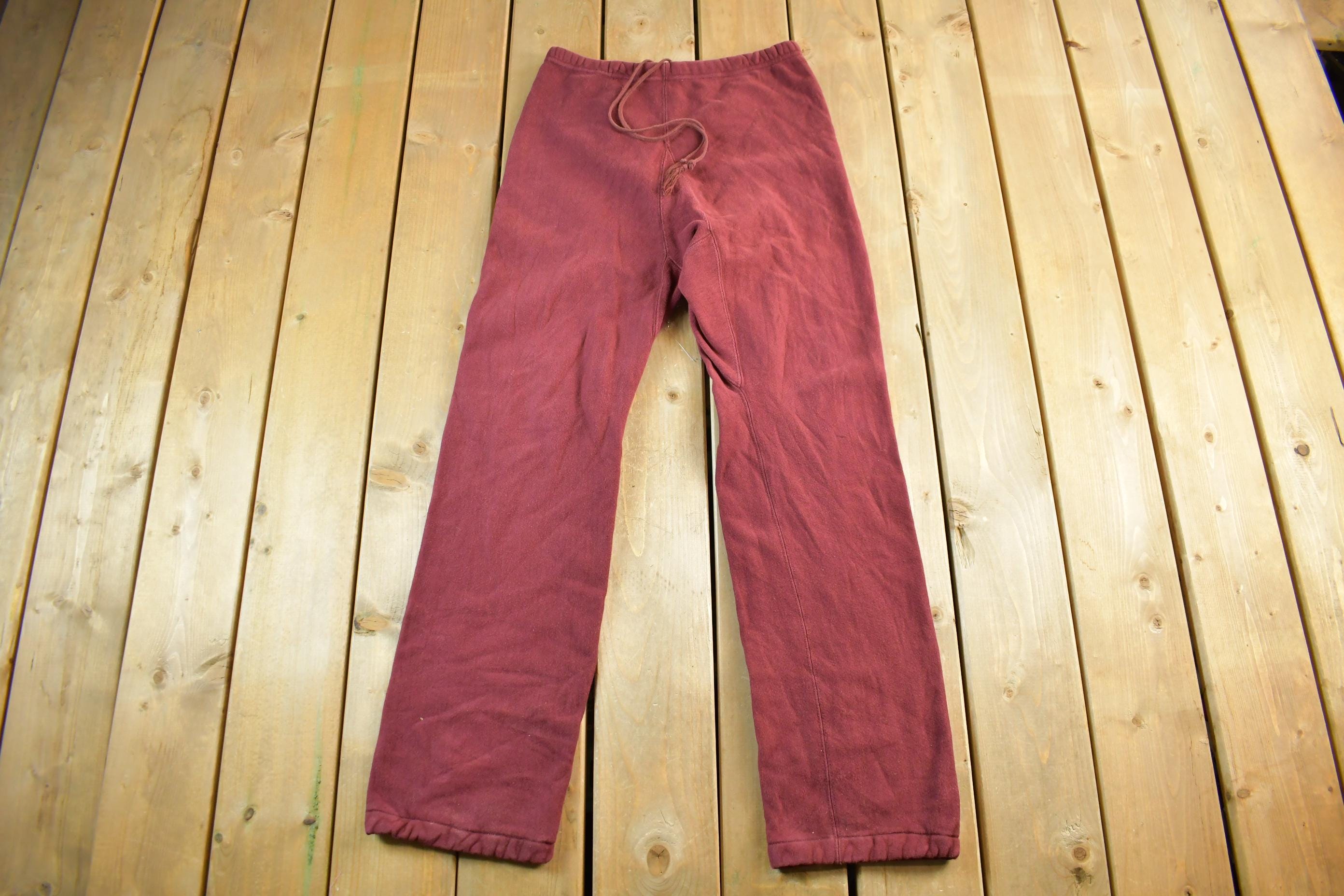 Vintage 1980s Champion Reverse Weave Warm Up Sweatpants Men's Large