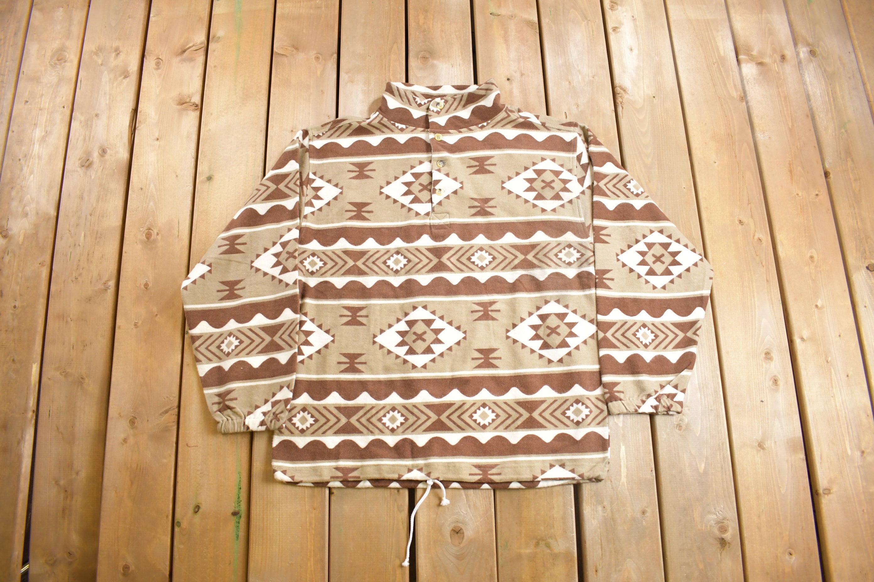Vintage 1990s Aztec Pattern Sweatshirt