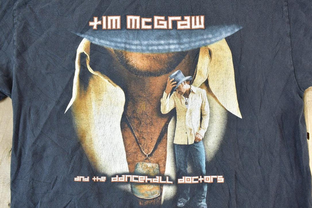 Vintage 1990s Tim McGraw Tour Band T-shirt