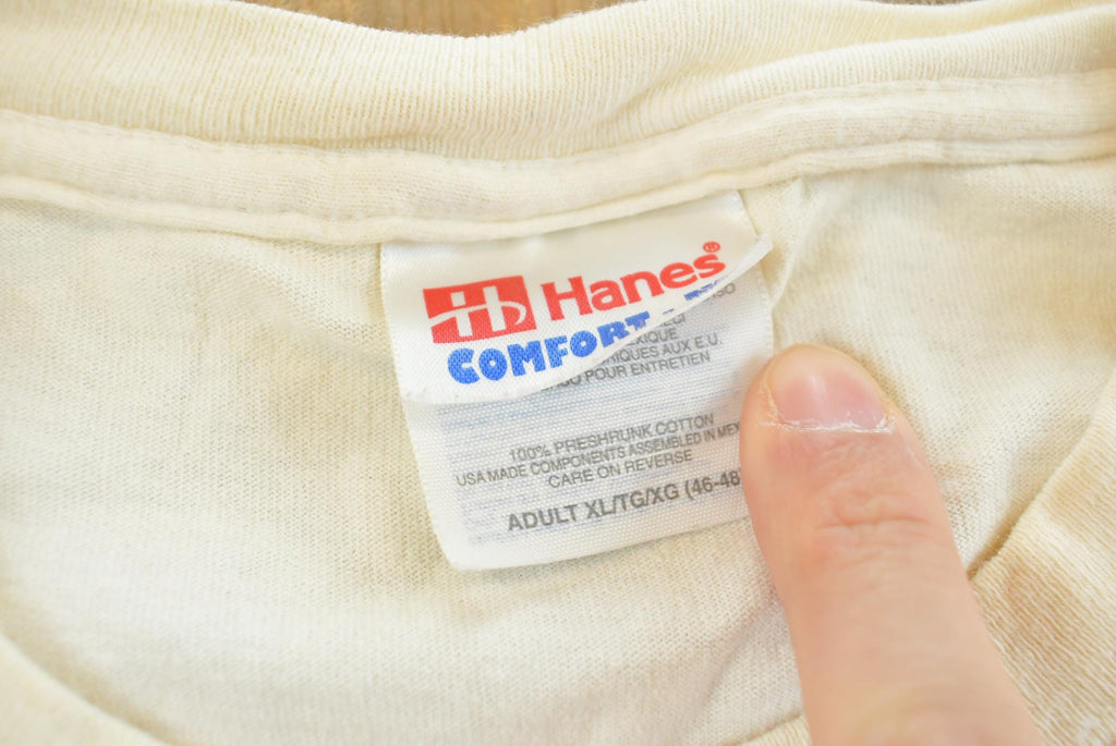 Vintage 1990s Hanes Roc Software Faded T-Shirt Mens XL