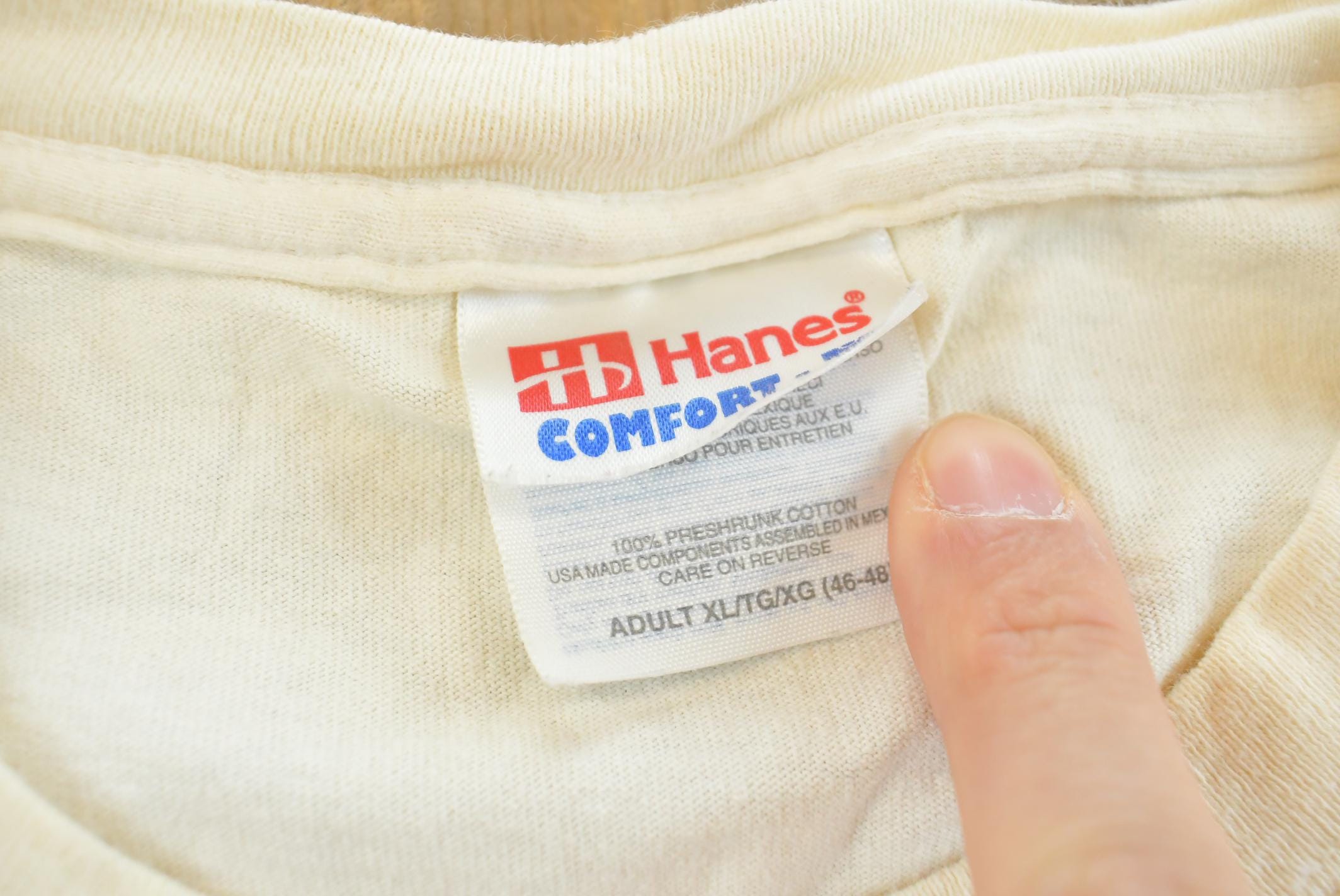 Vintage 1990s Hanes Roc Software Faded T-Shirt Mens XL
