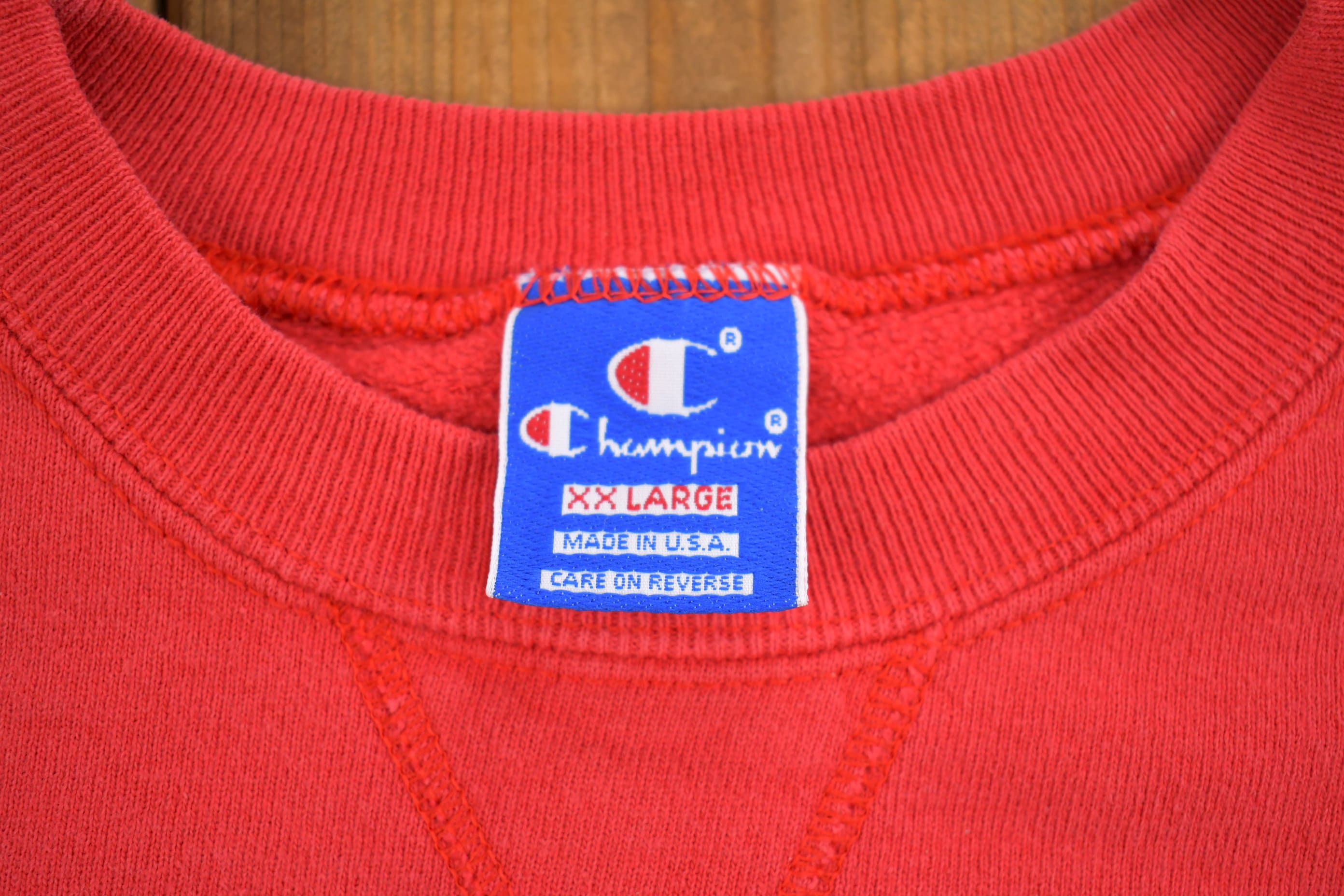 Vintage 1990s Champion Made In USA Embroidered Sweatshirt