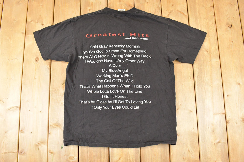 Vintage 1997 Aaron Tippin Greatest Hits Souvenir Band T-Shirt Men's M