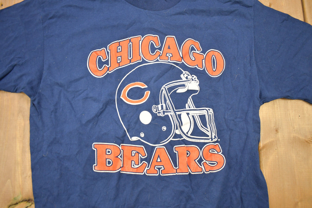 Vintage 1980s Chicago Bears NFL Graphic T-Shirt
