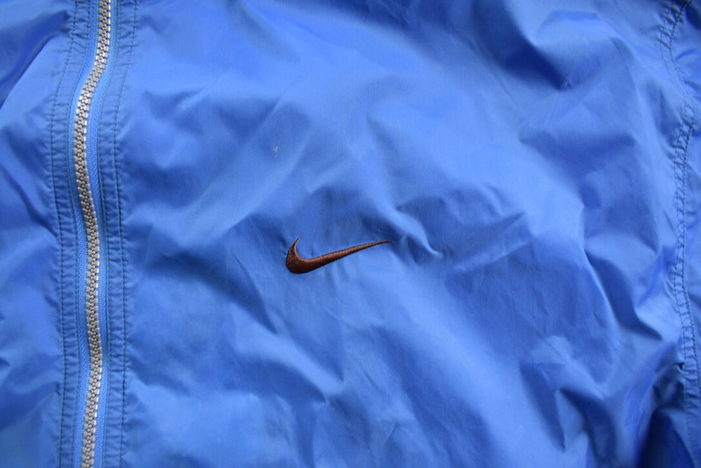 Vintage 1990s Nike Embroidered Mini Swoosh Windbreaker Jacket