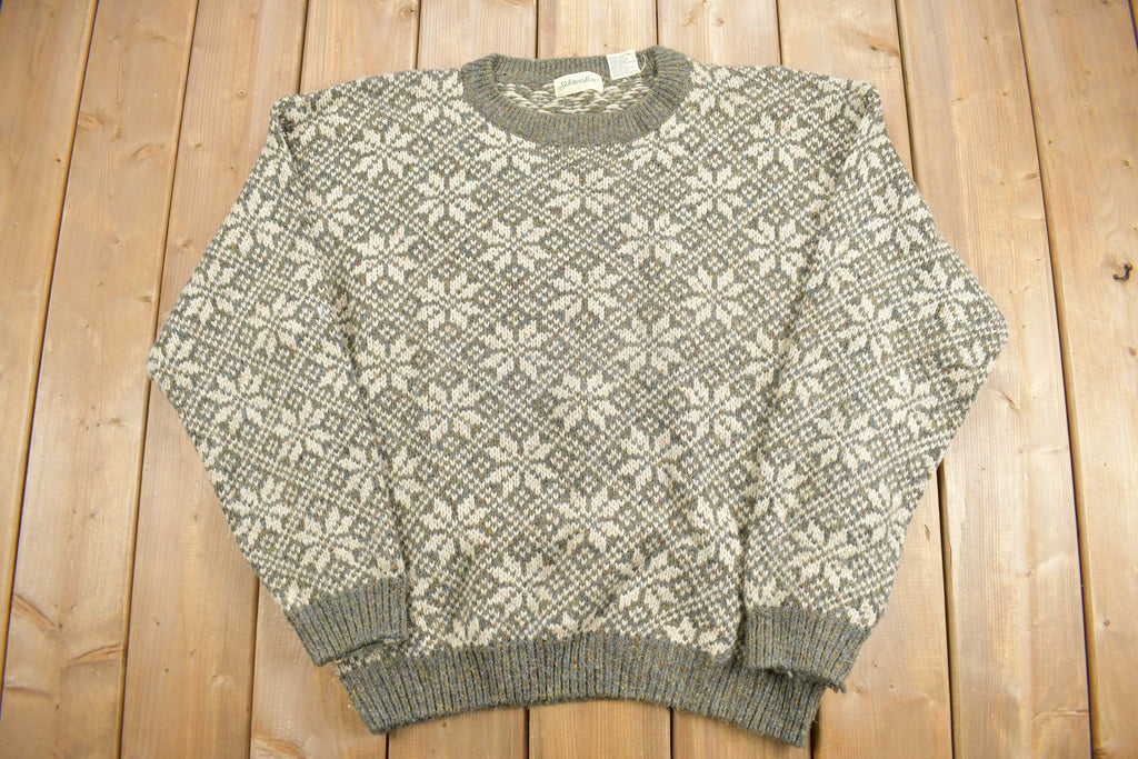 Vintage 1990s St Johns Bay Knit Crewneck Sweater