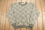 Vintage 1990s St Johns Bay Knit Crewneck Sweater