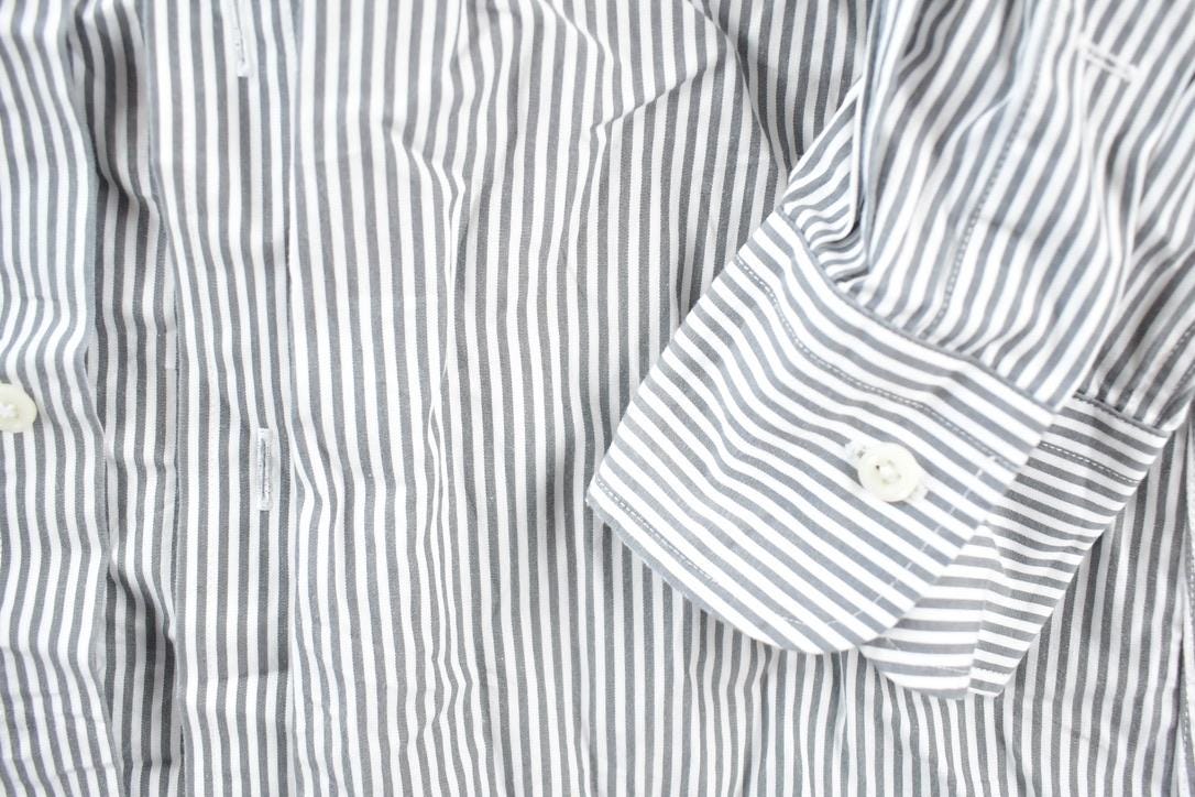 Vintage 1990s Lauren Ralph Lauren Striped Button Up Shirt Women's L / Vintage Dress Shirt / Striped Button Up / Polo Womens Dinner Shirt
