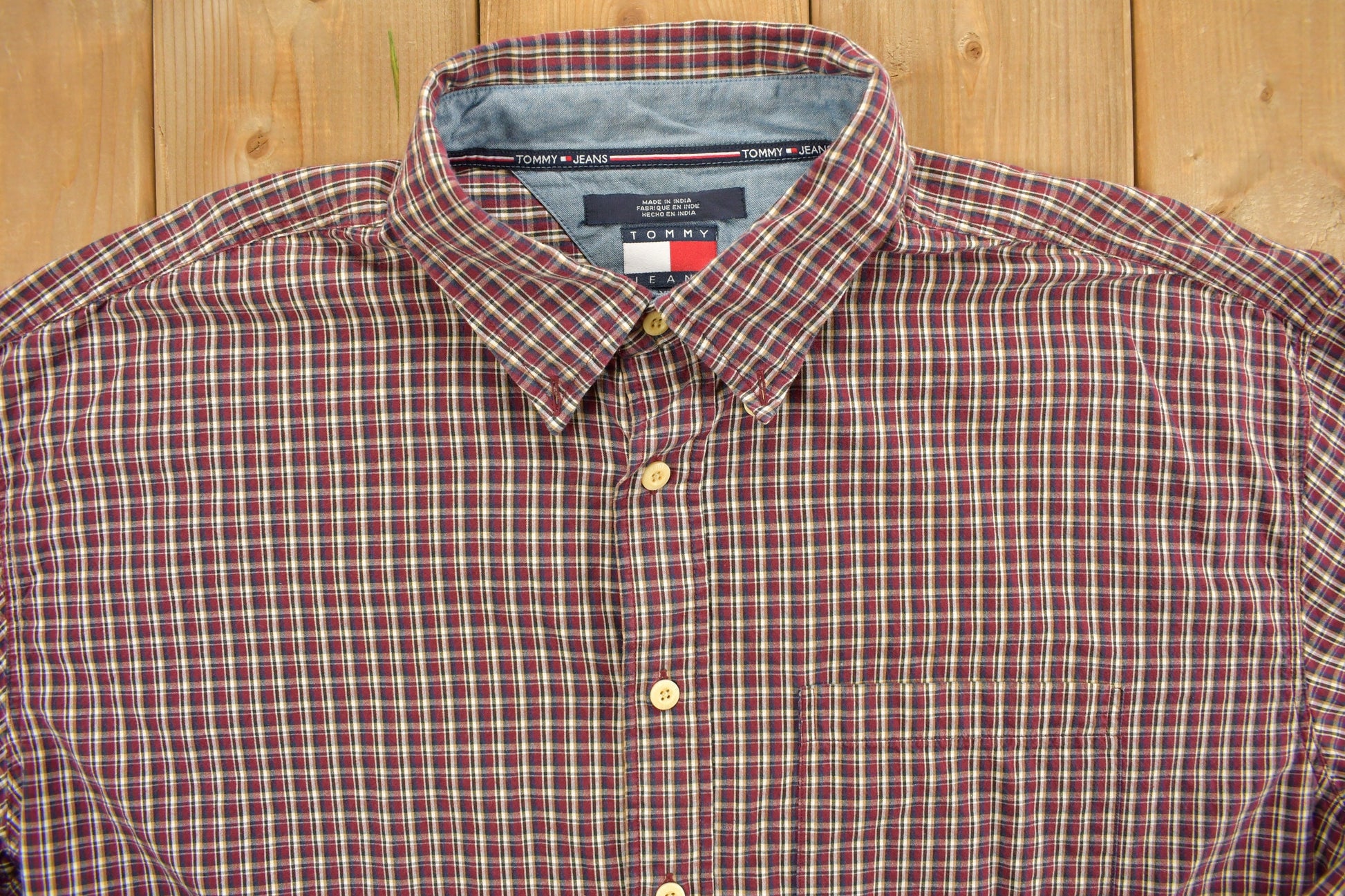 Vintage 1990's Tommy Jeans Button Up Shirt