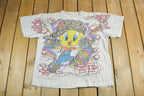 Vintage 1993 Looney Tunes Tweety Bird Cartoon T-Shirt Adult Large