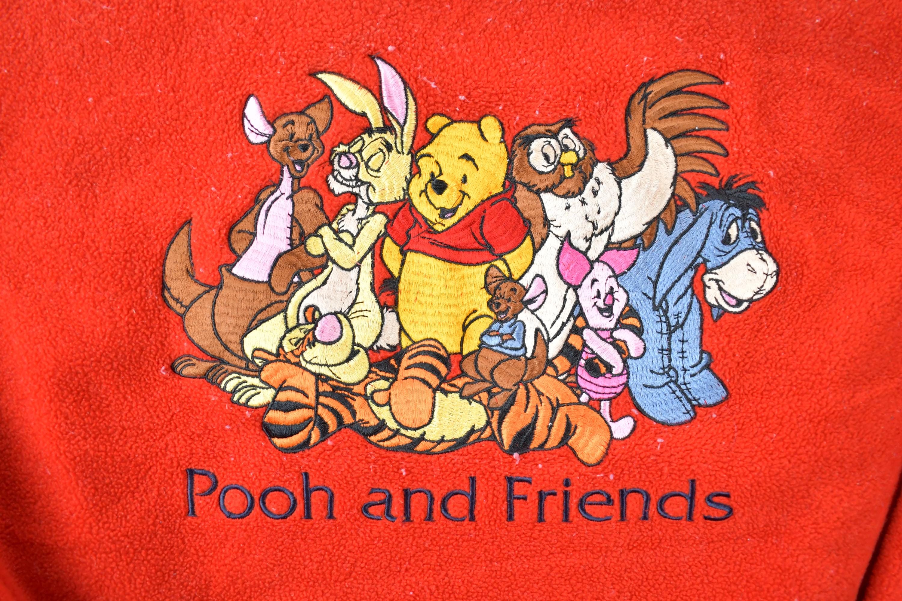 Vintage 1990s Winnie The Pooh Bear Gang Disney Crewneck